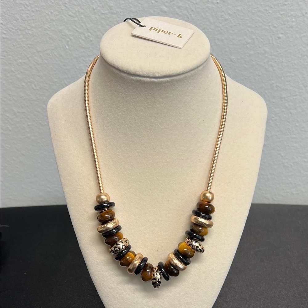 Piper K | Tiger Eye Necklace